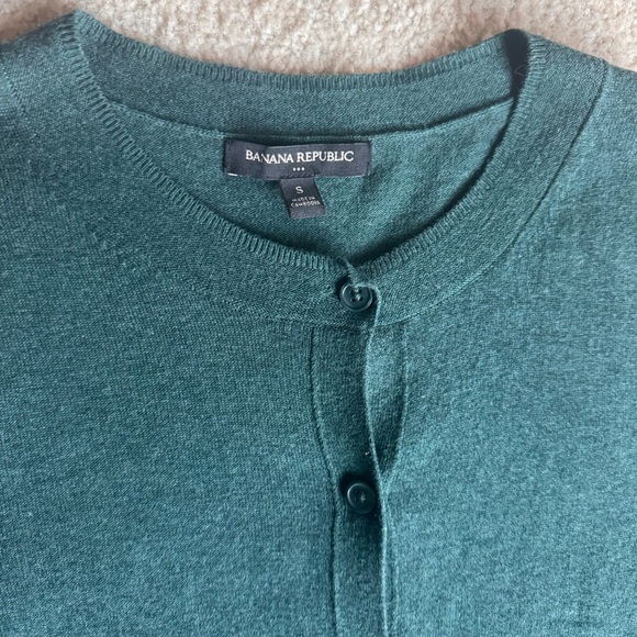 Banana Republic Forever Classic Crewneck Cardigan XS - Picture 6 of 17